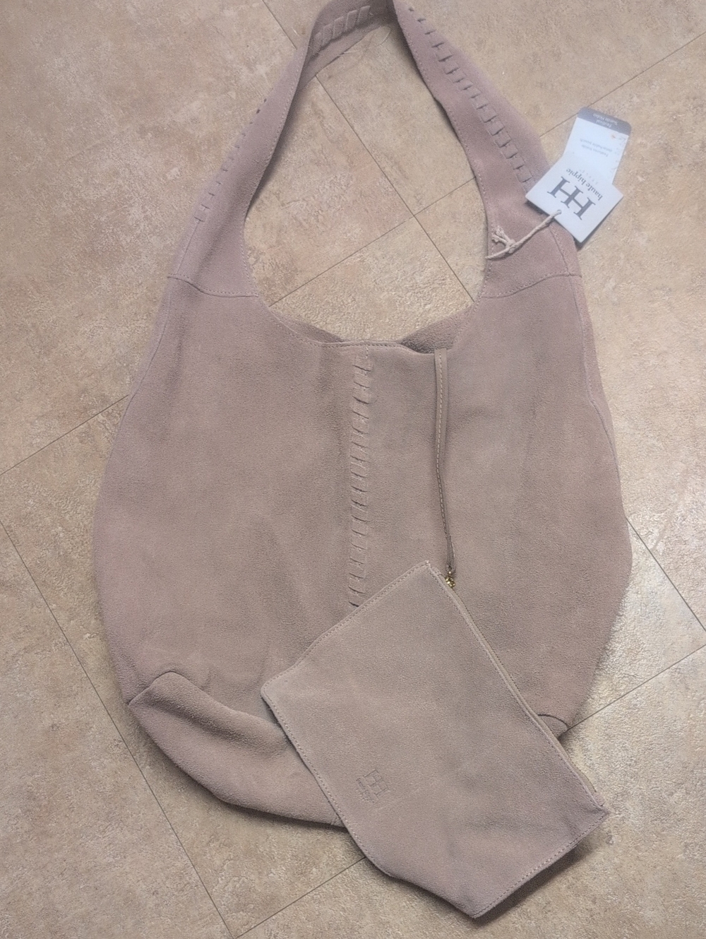 NWT Hobo Shoulder Bag in Taupe by Haute Hippie